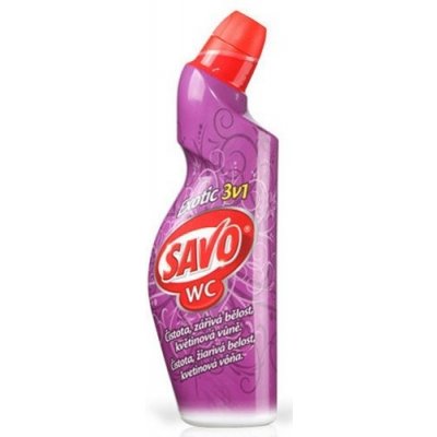 Savo WC 3v1 gel tekutý čistič Levandule 750 ml