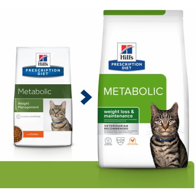 Hill's Feline Adult PD Metabolic NEW 3 kg – Zboží Mobilmania