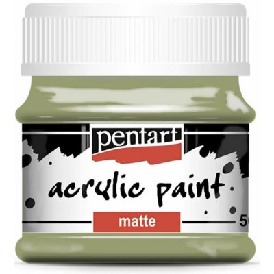 Hobby Pentart akrylová barva Matte 50 ml zelená zemitá – Hledejceny.cz