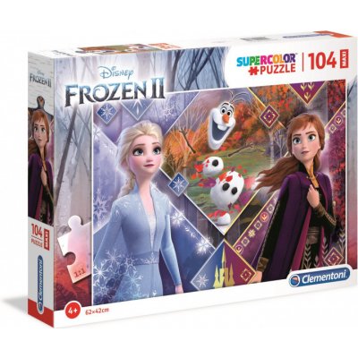 Clementoni Maxi Super Color Frozen Ledové království 104 dílků