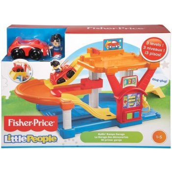 Fisher-Price Little People zvuková garáž s výtahem