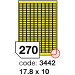 Rayfilm 17,8x10 mm 300 archů, matně žlutá, R0121.3442D – Zboží Mobilmania