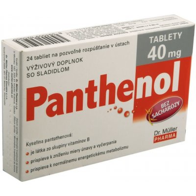 Dr.Müller Panthenol 40 mg 24 tablet – Hledejceny.cz