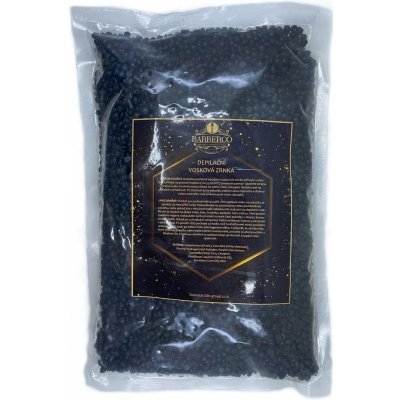 BARBERCO Depilační vosková zrnka černá 1000 g – Hledejceny.cz