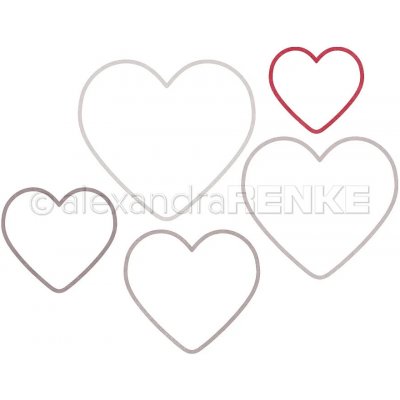 Alexandra Renke vyřezávací šablony Srdíčka – Hledejceny.cz