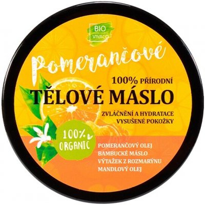 Vivaco 100% tělové máslo s bio pomerančovým olejem 150 ml – Zboží Mobilmania