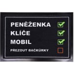 Mercury Flooring Checklist černá 40x60 cm – Zboží Dáma