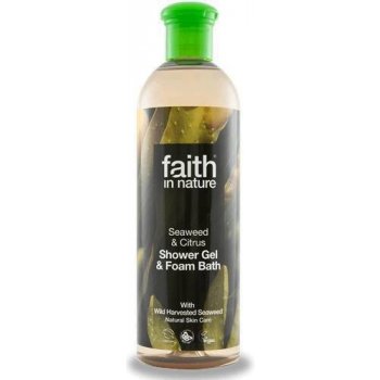 Faith in Nature přírodní sprchový gel a pěna Mořská řasa a citrus 400 ml