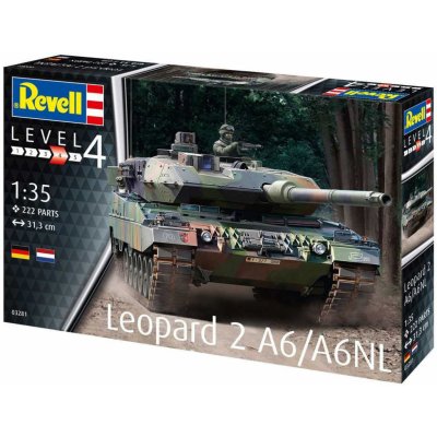 Revell ModelKit tank 03281 Leopard 2 A6 A6NL 1:35