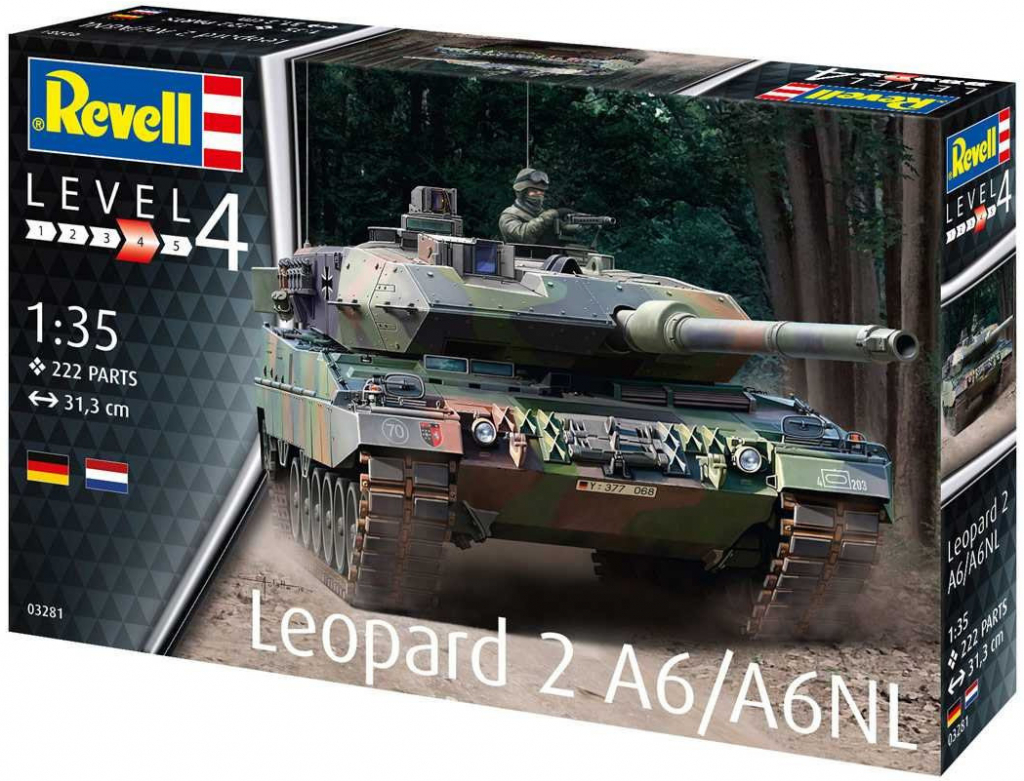 Revell ModelKit tank 03281 Leopard 2 A6 A6NL 1:35