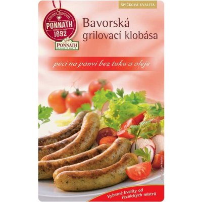 Ponnath Bavorská grilovací klobása 200 g – Hledejceny.cz