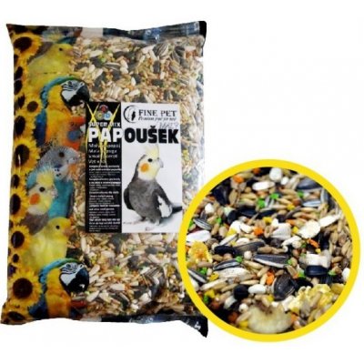 Fine Pet Super Mix Malý papoušek 0,8 kg – Zbozi.Blesk.cz