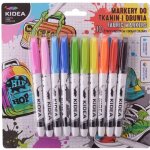 Fixy na textil Kidea 10 barev – Zboží Dáma