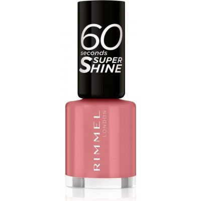 Rimmel London 60 Seconds Super Shine 235 Preppy Pink 8 ml – Sleviste.cz