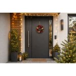 MagicHome Vianoce Věnec MagicHome Vánoce červený, 30 x 30 x 8 cm – Hledejceny.cz