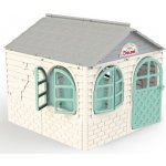 Doloni detský domček béžova / tyrkysová 129 cm x 129 cm x 120 cm – Sleviste.cz