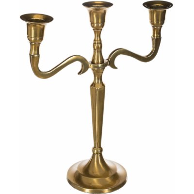 Atmosphera Zlatý svícen na 3 úzké svíčky – Zbozi.Blesk.cz