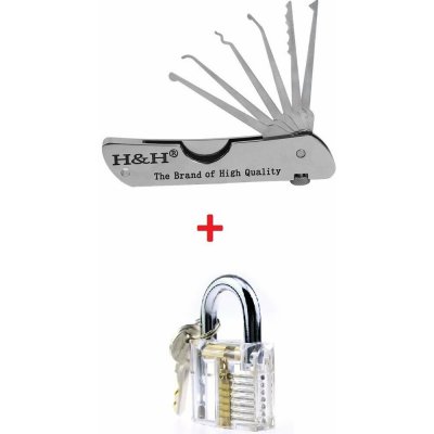 Mobilly sada planžet lockpick do kapsy s průhledným trénovacím zámkem ML0012 – Sleviste.cz
