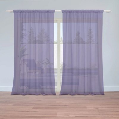 Záclony Purpurová: 2 ks - 150x250 cm - Sablio – Hledejceny.cz