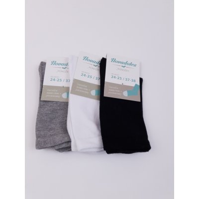 Novadotex dámské elastické ponožky Danka šedá