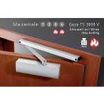 ACT Geze TS 3000 V BC Aretace do lišty stříbrná – Zboží Mobilmania