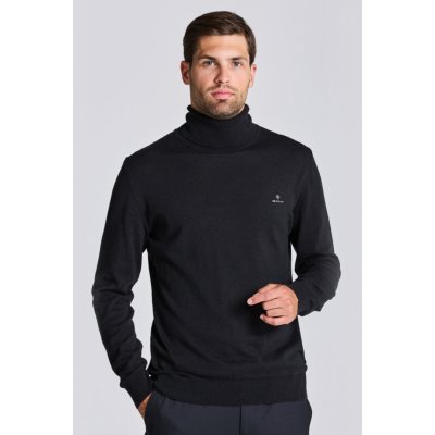 Gant D1. Cotton Cashmere Rollneck černá – Zboží Mobilmania