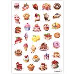MINIMEE Papírové samolepky v aršíku A5 Dezerty – Zboží Dáma