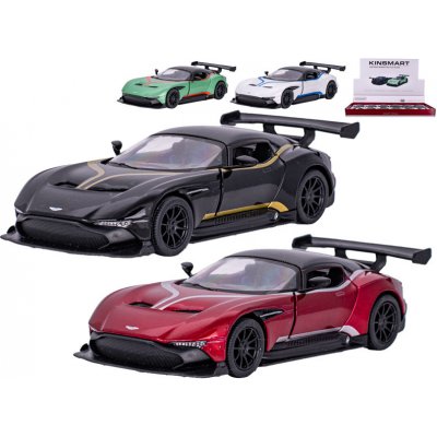 Kinsmart Aston Martin Vulcan Livery 13cm kov na zpětný chod – Zboží Dáma