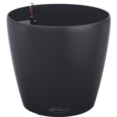 Lechuza Samozavlažovací květináč Classico Color plast 21 x 20 cm tm.šedý – Hledejceny.cz