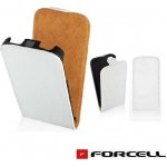 Pouzdro Forcell Slim 2 Flip Case Samsung Galaxy Trend S7560 bílé – Zboží Mobilmania