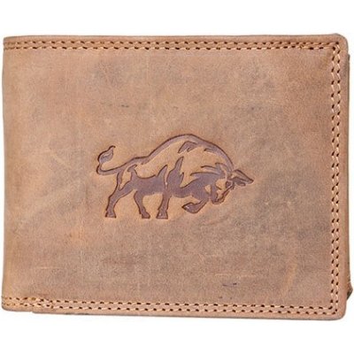 Wild Kožená peněženka The force z přírodní pevné kůže s býkem – Zboží Mobilmania