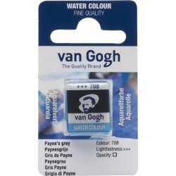 Van Gogh Akvarelová barva půlpánvička šedá 748