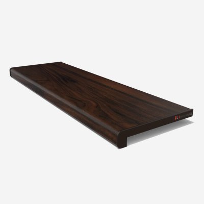 Vnitřní parapet dřevotřískový 580x40 mm, Tmavý ořech – Hledejceny.cz