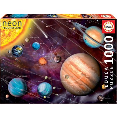 Educa 14461 Neon Solar System 1000 dílků – Zboží Mobilmania