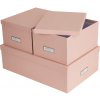 Úložný box Bigso Box of Sweden úložný box Inge 31 x 15 x 47 cm růžová