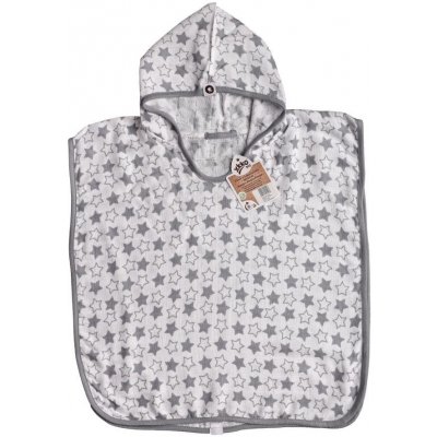 Kikko Bambusové mušelínové pončo 1 Silver Little Stars – Hledejceny.cz