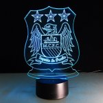 Beling Dětská lampa Manchester city 7 barevná S1227 – Hledejceny.cz