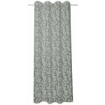 Sehlbach Závěs se skrytými poutky, grafický, zelený, 245 x 135 cm – Hledejceny.cz