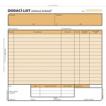 Optys 1079 Dodací list 20 x 21cm – Zboží Živě