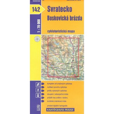 Svratecko Boskovická brázda cyklomapa 142 – Hledejceny.cz