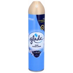 Glade Pure Clean Linen Vůně čerstvě vysušeného prádla osvěžovač vzduchu sprej 300 ml