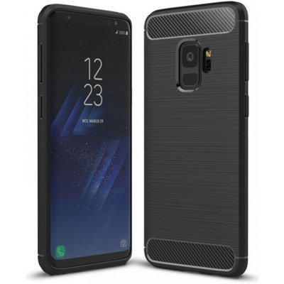 Pouzdro SES Ochranné silikonové karbon Samsung Galaxy S9 G960F - černé