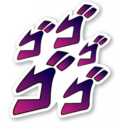 JoJo's Bizarre Adventure Samolepka Jojo – Zboží Živě