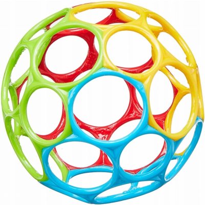 Bright Starts Hračka OBALL 10 cm žlutá/zelená/modrá/červená – Zboží Dáma