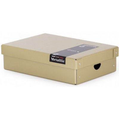 Karton P+P Krabice lamino malá Metallic zlatá 35,5 x 24 x 9 cm 7-050 Zlatá – Hledejceny.cz