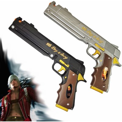 DCHT Měkčené Danteho pistole "EBONY & IVORY" pár - Devil May Cry 2ks – Zboží Dáma