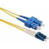 síťový kabel Solarix SXPC-LC/SC-UPC-OS-2M-D Patch, 9/125 LCupc/SCupc SM OS, 2m