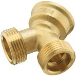 Xavax Y-rozbočovač přívodních hadic, pro půměr 3/4" (26,9 mm), mosazní – Zboží Dáma