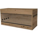 Diversa dřevěné terárium dub artisan 100 x 40 x 52 cm – Zbozi.Blesk.cz