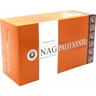 Vijayshree Golden Nag Masala indické vonné tyčinky Palo santo 15 g – Zboží Dáma